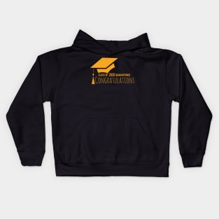 class of 2020 quarantined Kids Hoodie